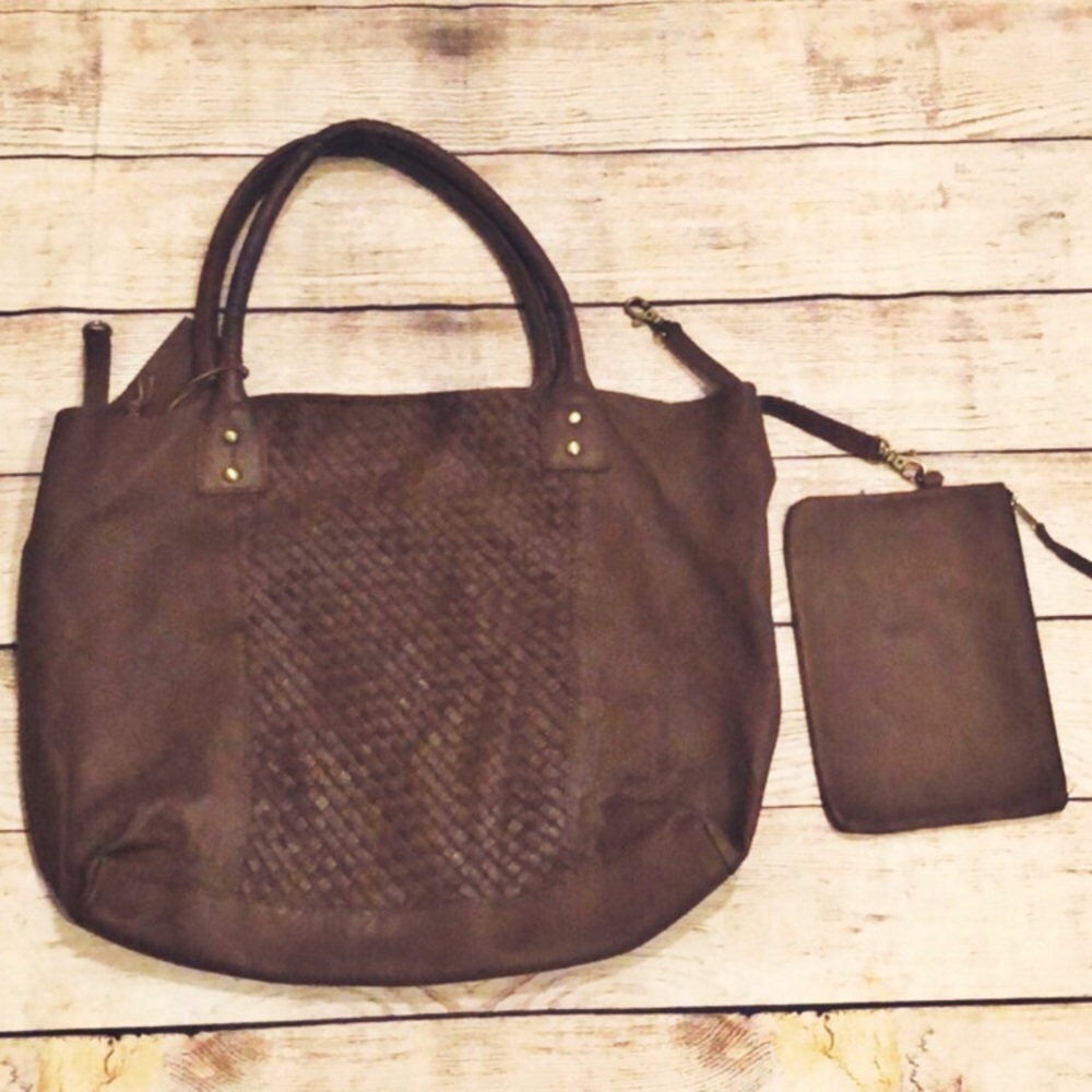 SUNDANCE leather tote
